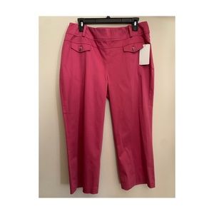 Pink Crop pants with jewels